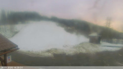 Dolní část sjezdovky