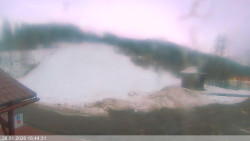 Dolní část sjezdovky