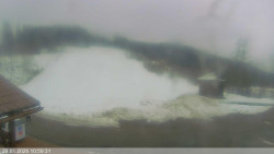 Dolní část sjezdovky