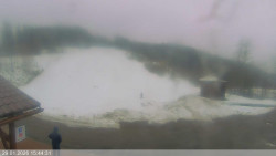 Dolní část sjezdovky