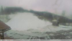 Dolní část sjezdovky