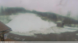 Dolní část sjezdovky