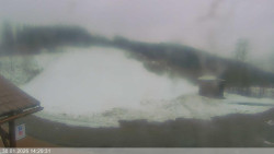 Dolní část sjezdovky