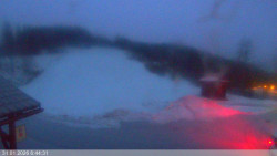 Dolní část sjezdovky