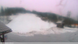 Dolní část sjezdovky