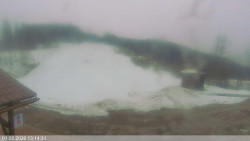 Dolní část sjezdovky