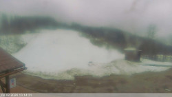 Dolní část sjezdovky