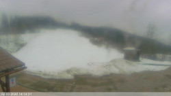 Dolní část sjezdovky