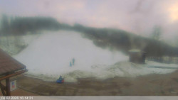 Dolní část sjezdovky