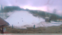 Dolní část sjezdovky