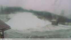 Dolní část sjezdovky