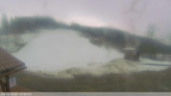 Dolní část sjezdovky