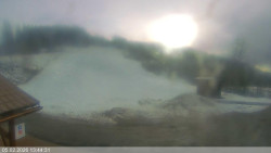 Dolní část sjezdovky