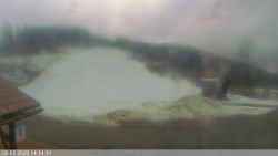 Dolní část sjezdovky