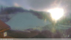 Dolní část sjezdovky