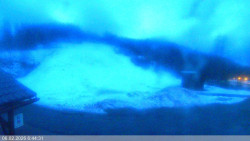 Dolní část sjezdovky