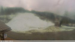 Dolní část sjezdovky