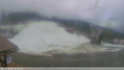 Dolní část sjezdovky