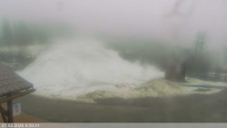 Dolní část sjezdovky