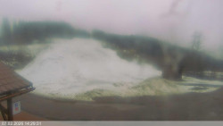 Dolní část sjezdovky