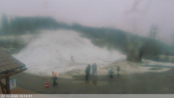 Dolní část sjezdovky