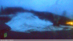 Dolní část sjezdovky