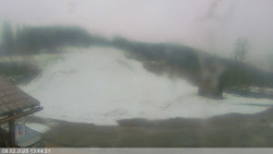 Dolní část sjezdovky