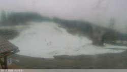 Dolní část sjezdovky