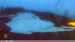 Dolní část sjezdovky