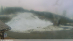 Dolní část sjezdovky