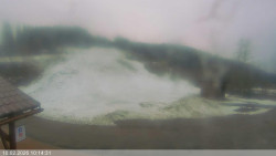 Dolní část sjezdovky