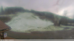 Dolní část sjezdovky