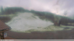 Dolní část sjezdovky