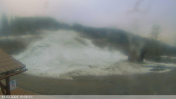 Dolní část sjezdovky