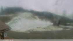 Dolní část sjezdovky