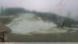 Dolní část sjezdovky