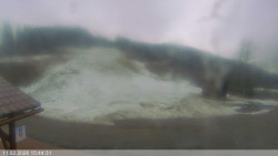 Dolní část sjezdovky