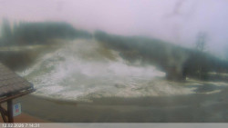 Dolní část sjezdovky