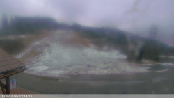 Dolní část sjezdovky