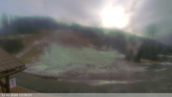 Dolní část sjezdovky