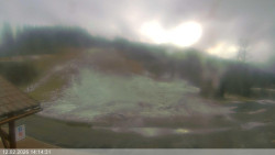 Dolní část sjezdovky