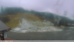 Dolní část sjezdovky