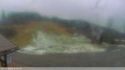 Dolní část sjezdovky