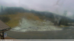 Dolní část sjezdovky