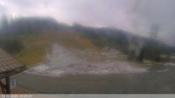 Dolní část sjezdovky