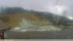 Dolní část sjezdovky