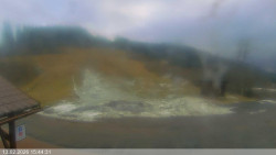 Dolní část sjezdovky