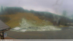 Dolní část sjezdovky