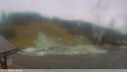 Dolní část sjezdovky