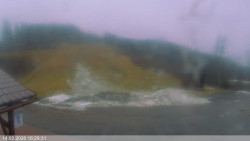 Dolní část sjezdovky